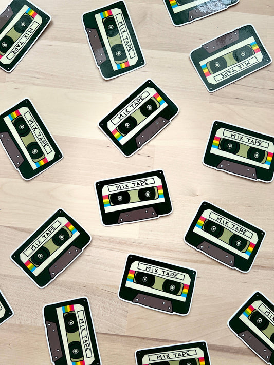 Mix Tape Vinyl Sticker-"Ribbon Destroyer 3000"