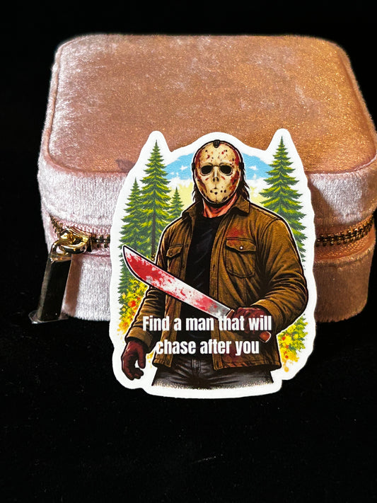 Find a Man -Sticker