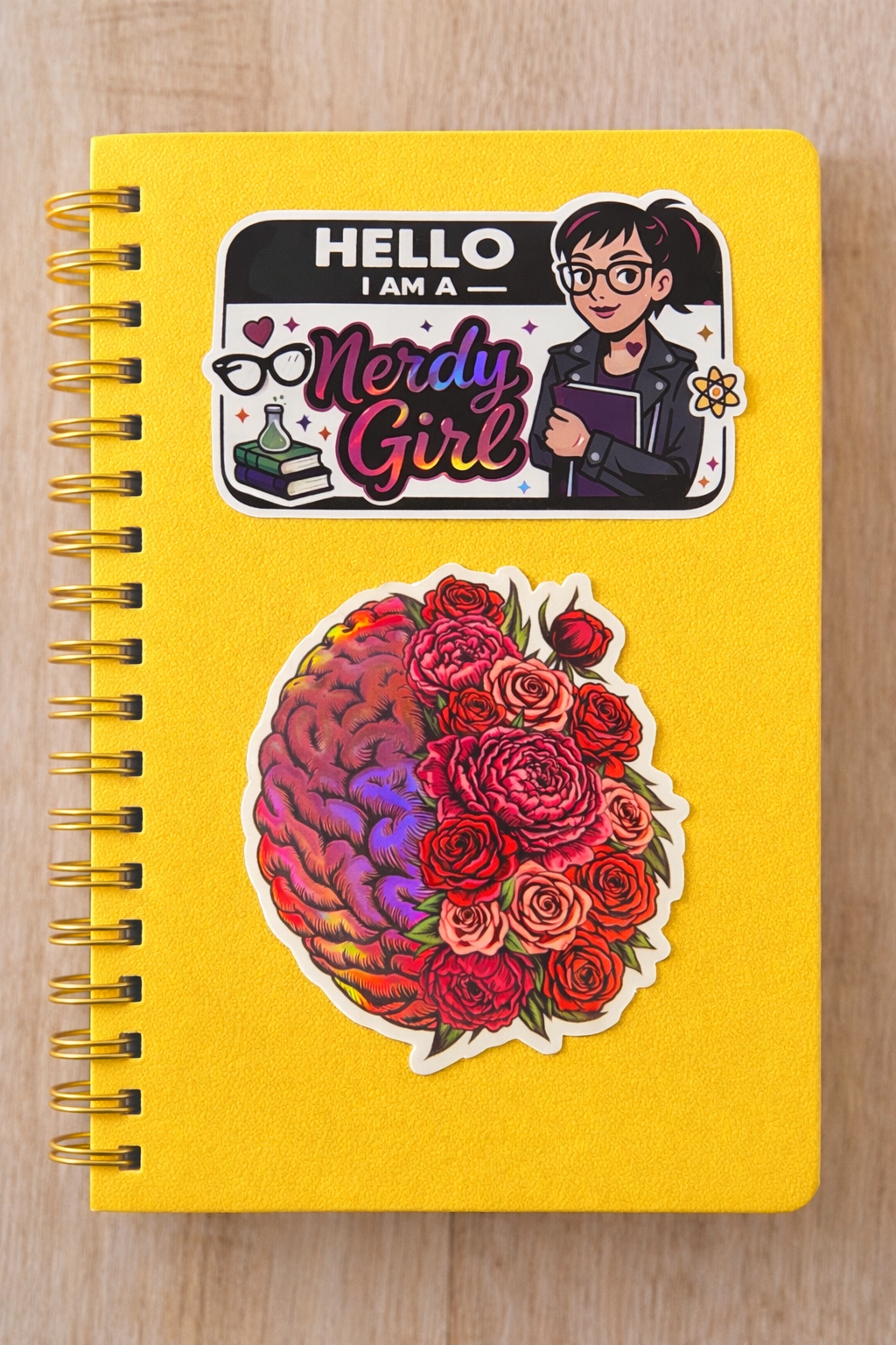 Nerdy Girl Stickers