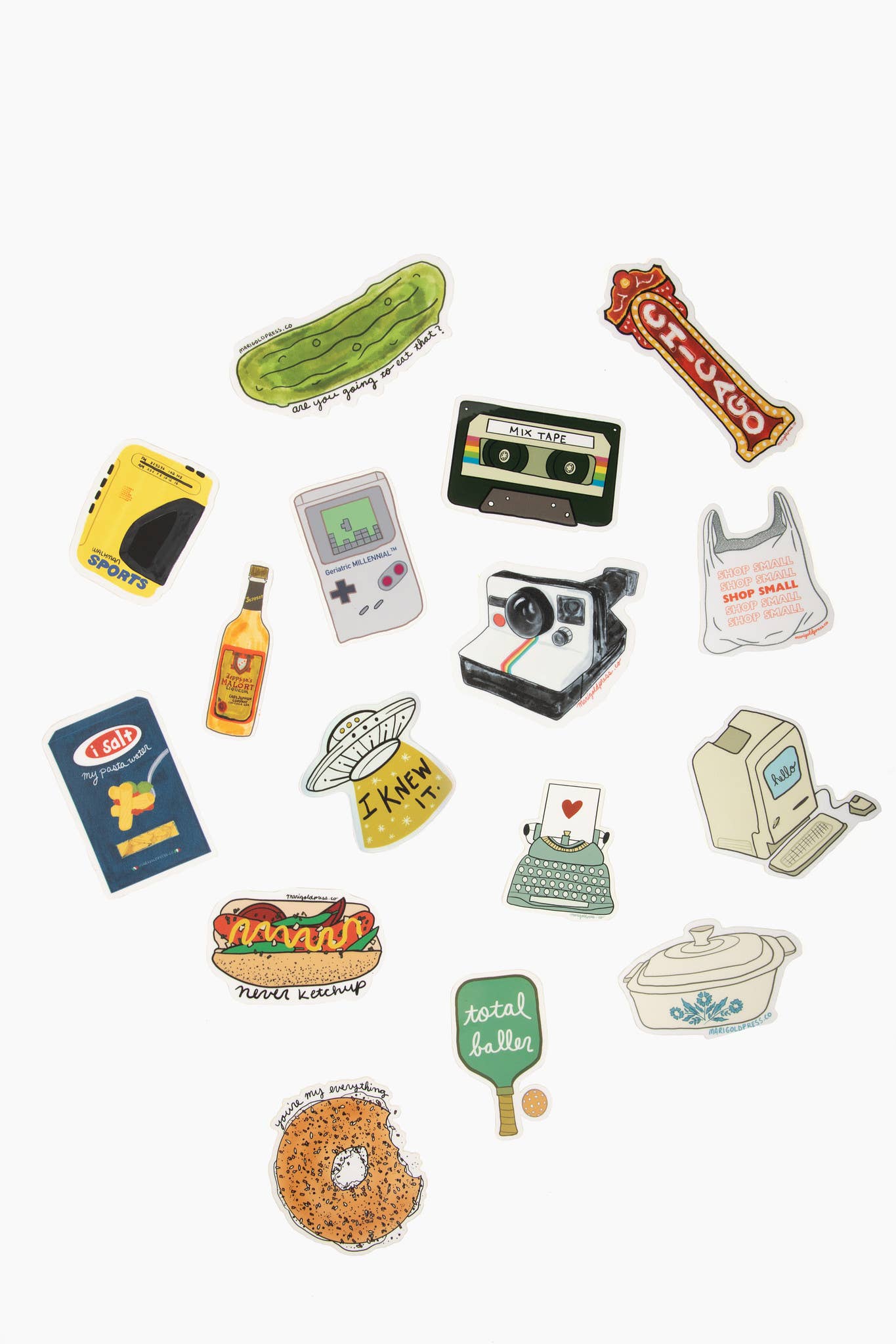 Classic Polaroid Camera Sticker - The Original Overshare