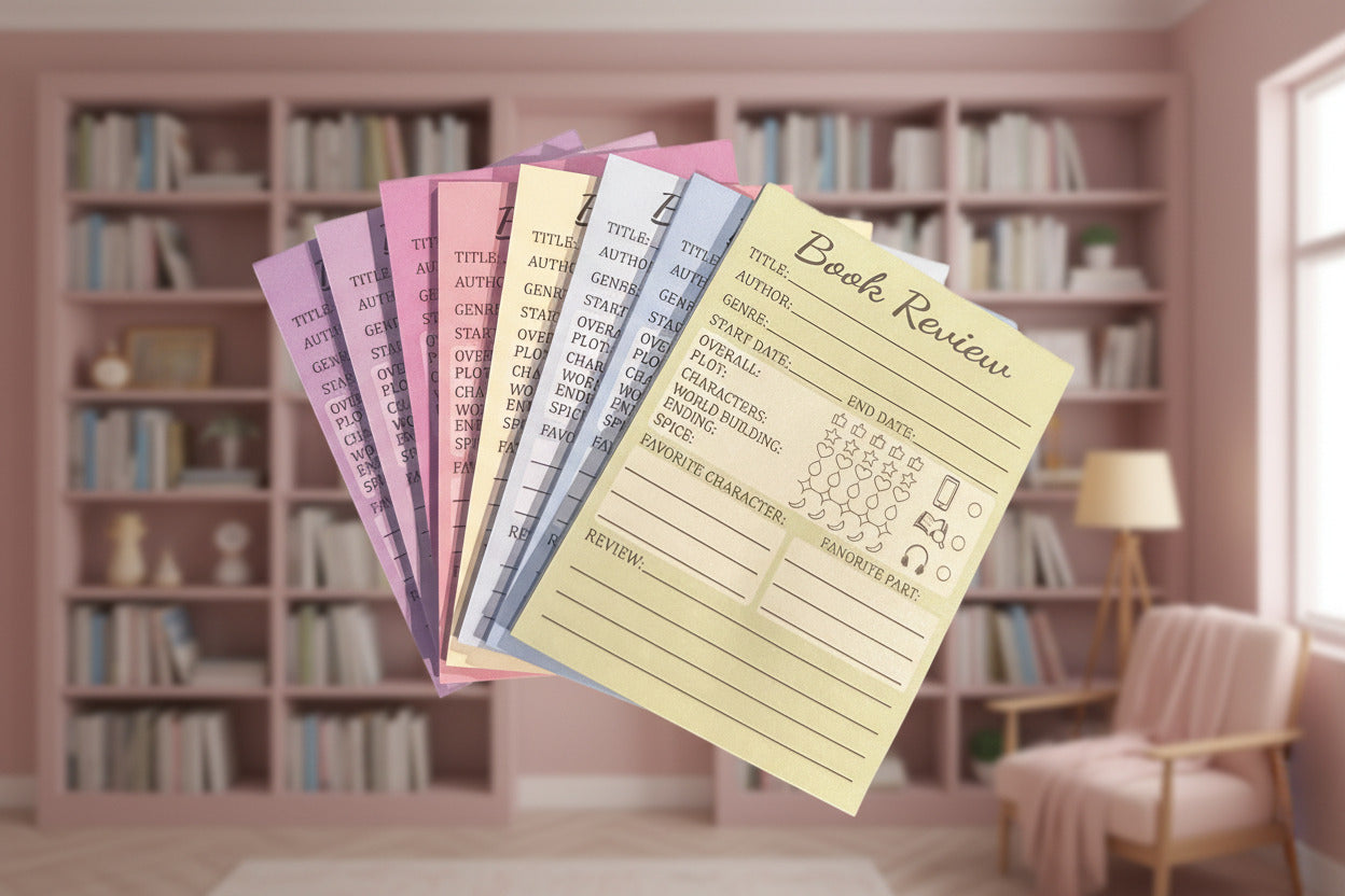 Book review sticky Notes