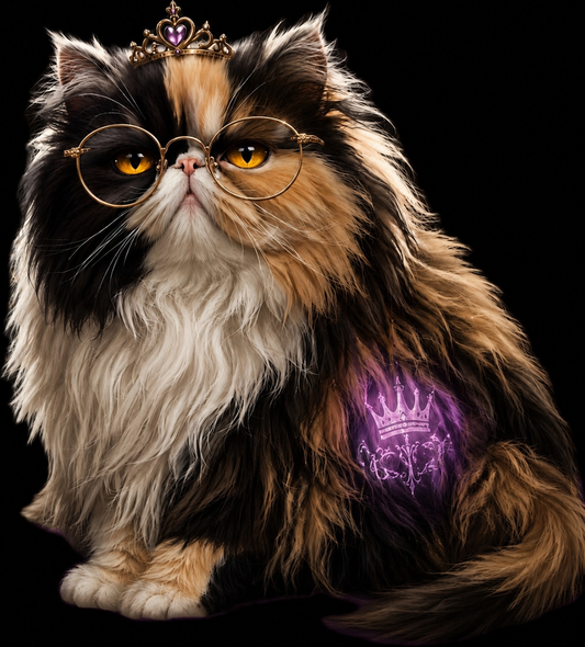 Cat Earrings - Judgmental Persian Cat ALERT