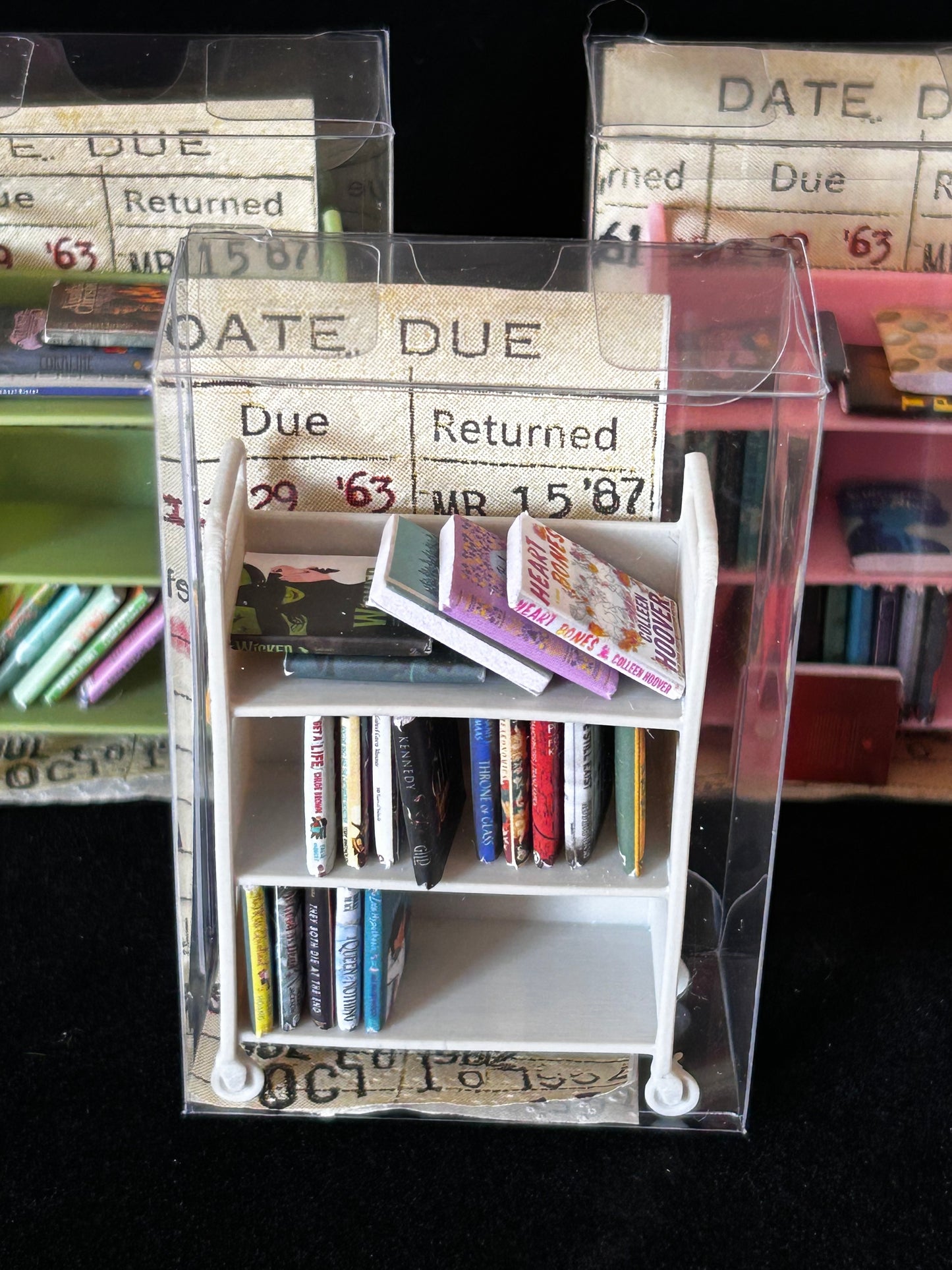 Mini Library Book Cart