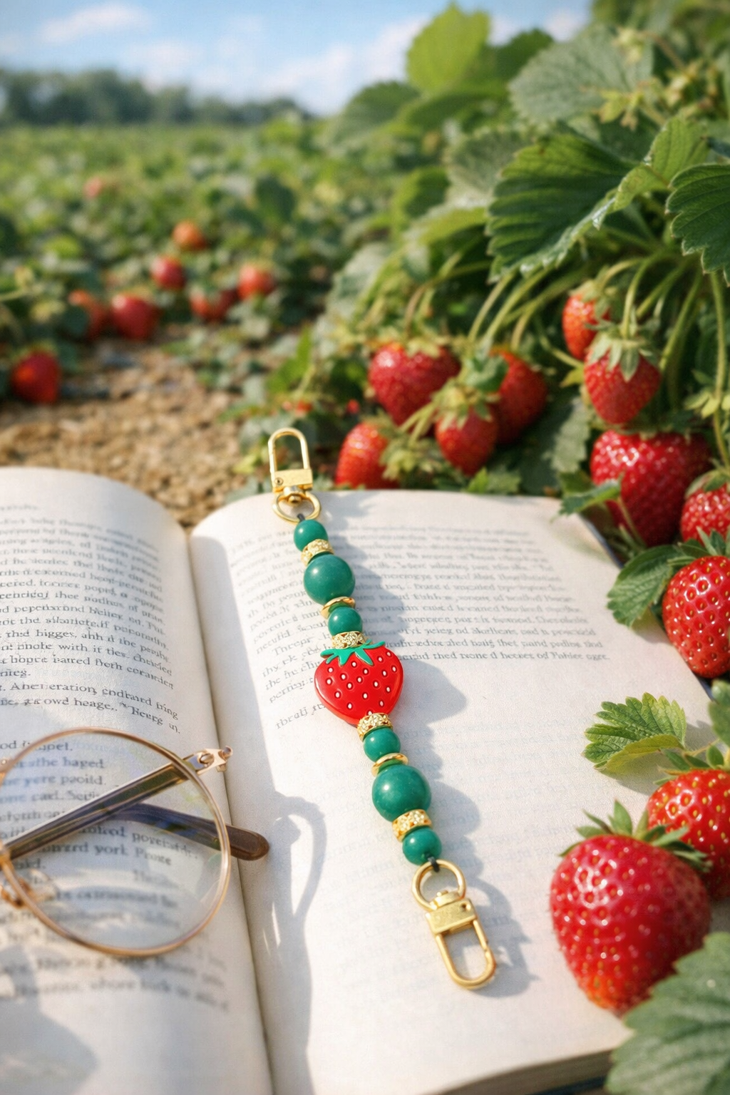Kindle Straps - Strawberry Fields