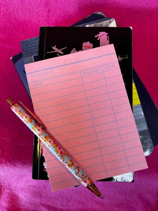 Library Note Card