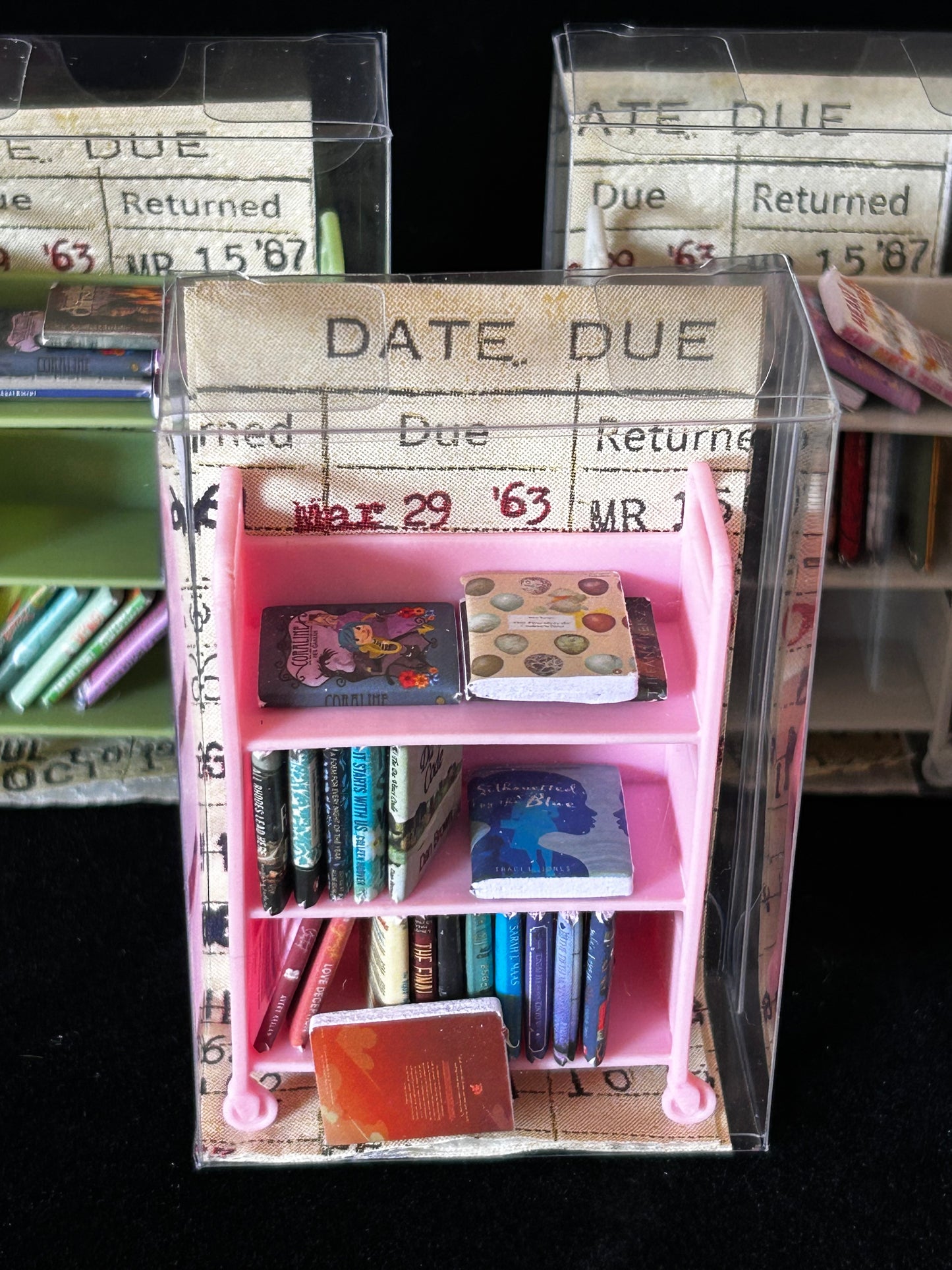 Mini Library Book Cart