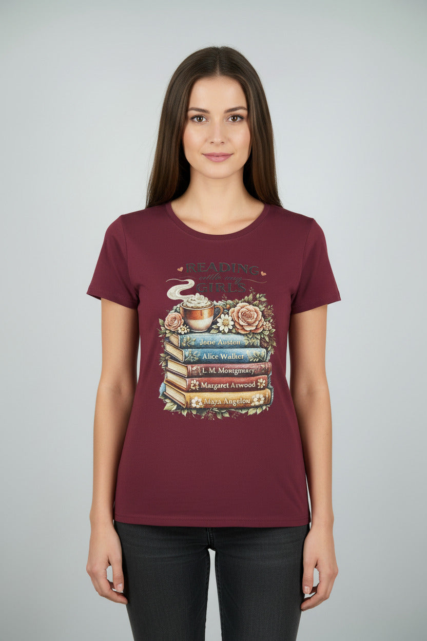 Reading with my Girls Tshirt
