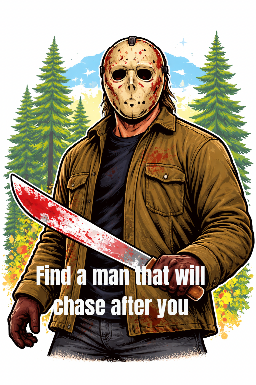 Find a Man -Sticker
