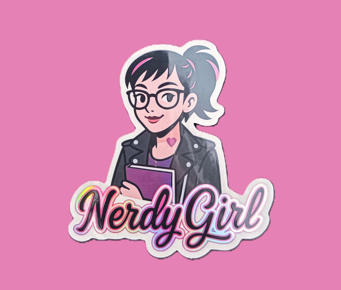 Nerdy Girl Stickers